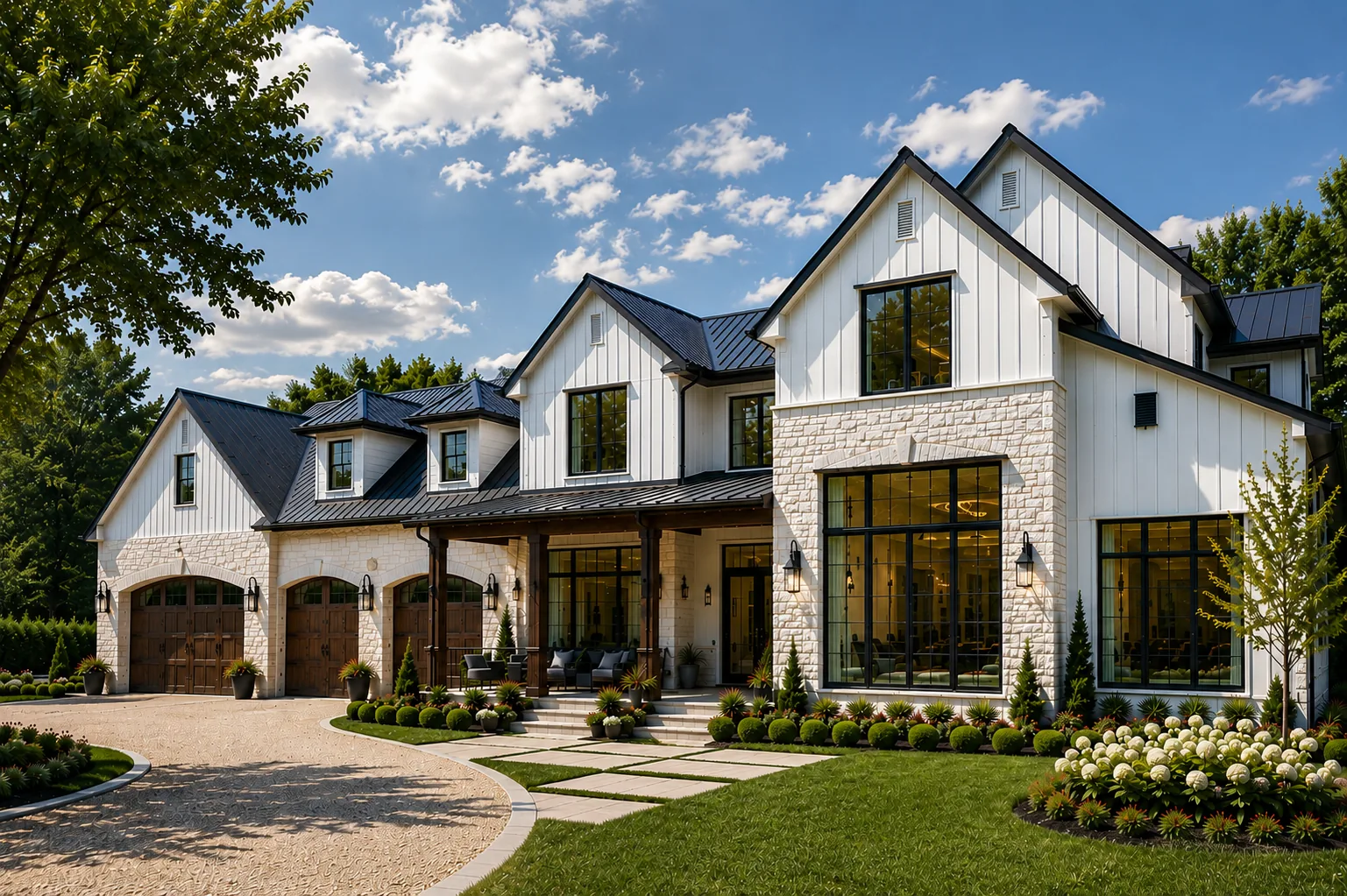 Premium home exterior with new roof installation by Home Team Home Solutions